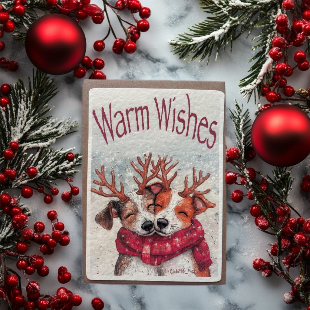 2 Dogs Warm Wishes