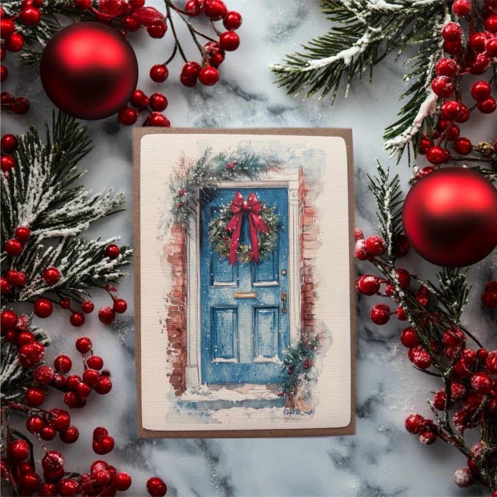Blue door