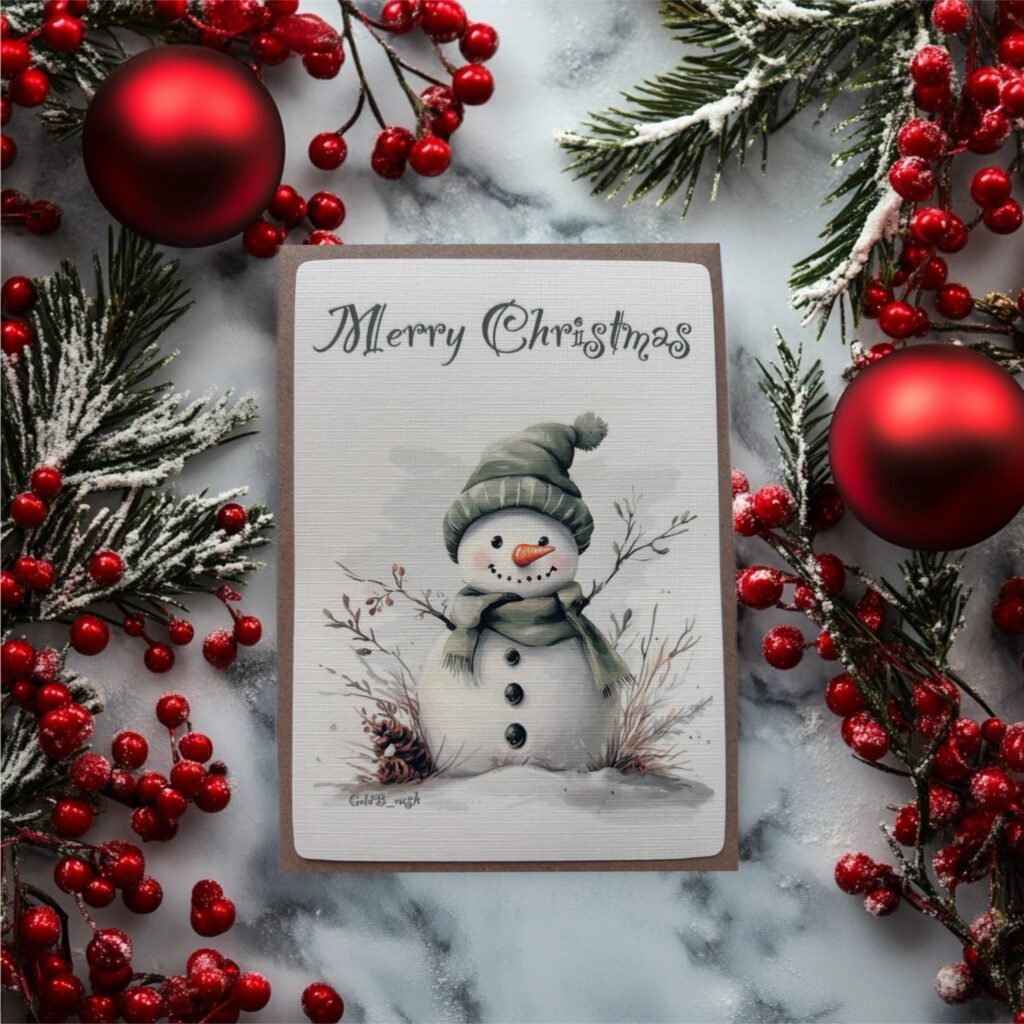 Green snowman