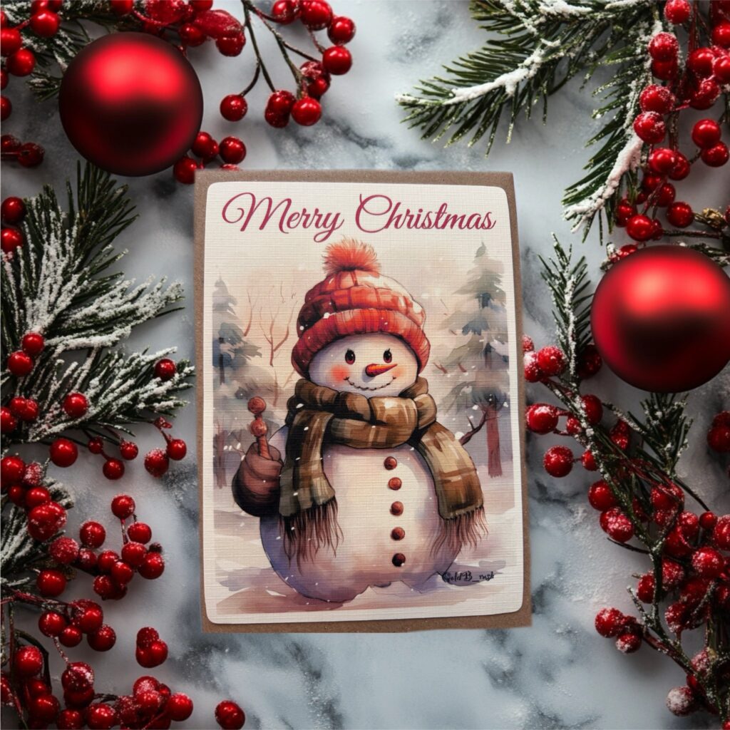 Scarf snowman