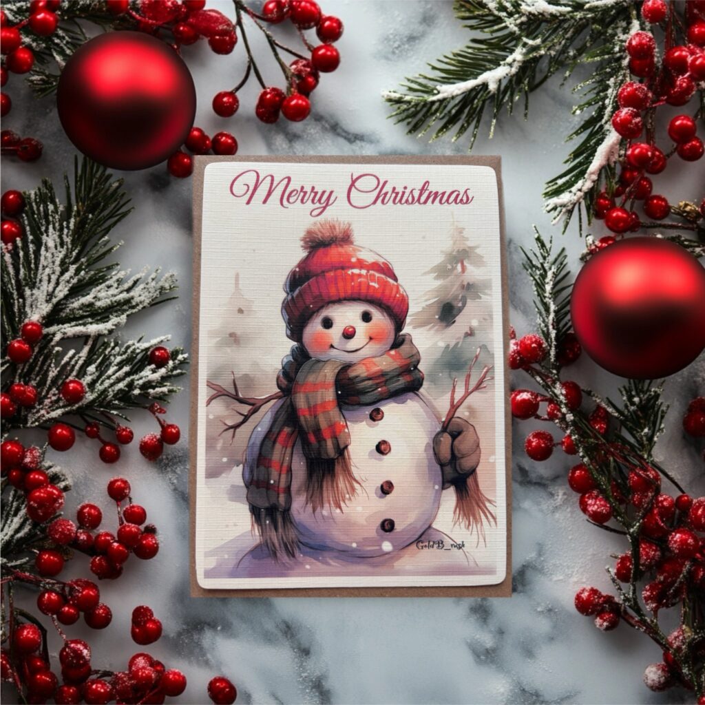Smiley snowman